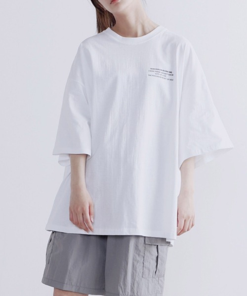 Figments（フィグメンツ）の「PERSON Tシャツ（Tシャツ/カットソー・レディース・ホワイト/ブラック・FREE）」の19枚目の写真