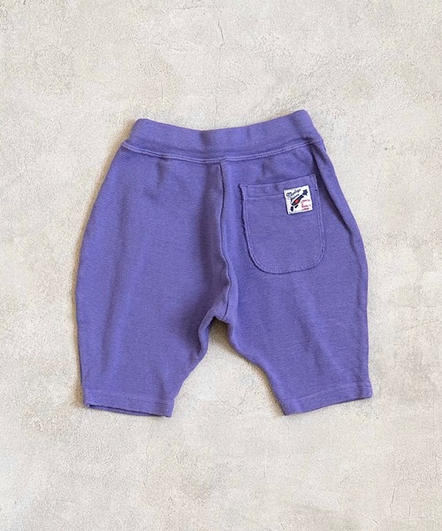 JIPPON（ジポン）の「ストレッチサルエルハーフパンツ/J-7620 日本製（その他パンツ・キッズ・グリーン/オレンジ/パープル/キナリ/ネイビー/マスタード/ライトピンク/ブラック/ブルー/ライトブルー/レッド/ブラウン/ロイヤルブルー/ラベンダー/ミント・90/95/110/120/80/100）」の10枚目の写真