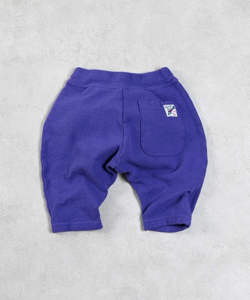 JIPPON（ジポン）の「ストレッチサルエルハーフパンツ/J-7620 日本製（その他パンツ・キッズ・グリーン/オレンジ/パープル/キナリ/ネイビー/マスタード/ライトピンク/ブラック/ブルー/ライトブルー/レッド/ブラウン/ロイヤルブルー/ラベンダー/ミント・90/95/110/120/80/100）」の9枚目の写真