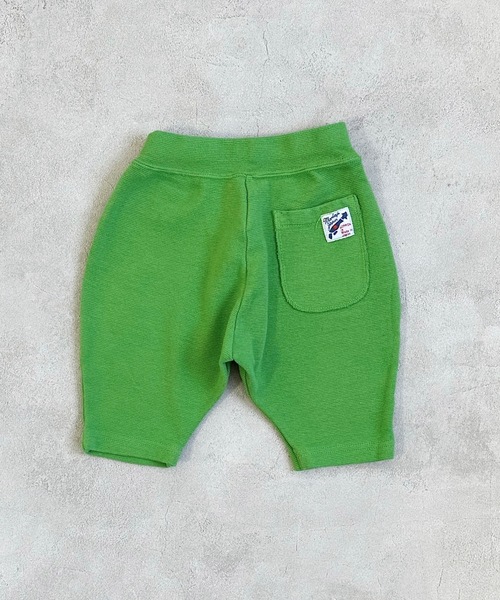 JIPPON（ジポン）の「ストレッチサルエルハーフパンツ/J-7620 日本製（その他パンツ・キッズ・グリーン/オレンジ/パープル/キナリ/ネイビー/マスタード/ライトピンク/ブラック/ブルー/ライトブルー/レッド/ブラウン/ロイヤルブルー/ラベンダー/ミント・90/95/110/120/80/100）」の5枚目の写真