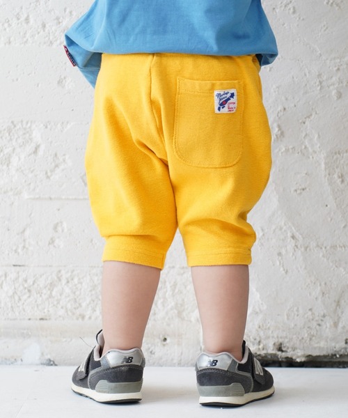 JIPPON（ジポン）の「ストレッチサルエルハーフパンツ/J-7620 日本製（その他パンツ・キッズ・グリーン/オレンジ/パープル/キナリ/ネイビー/マスタード/ライトピンク/ブラック/ブルー/ライトブルー/レッド/ブラウン/ロイヤルブルー/ラベンダー/ミント・90/95/110/120/80/100）」の12枚目の写真