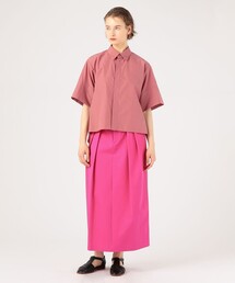 CABaN コットンシャンブレーハーフスリーブシャツ CABaN コットンシャンブレー ハーフスリーブシャツ
