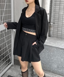 LVEU. | Over jacket & pleated shorts set up / オーバージャケット&プリーツショートパンツセットアップ(セットアップ)