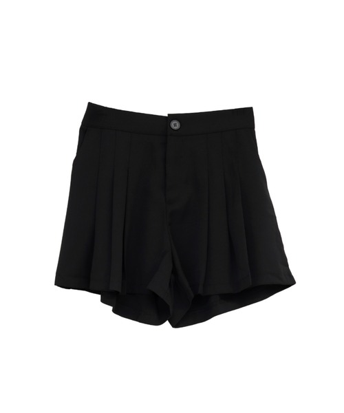 LVEU.（ラブユ.）の「Over jacket & pleated shorts set up / オーバージャケット&プリーツショートパンツセットアップ（セットアップ・レディース・ブラック・FREE）」の13枚目の写真