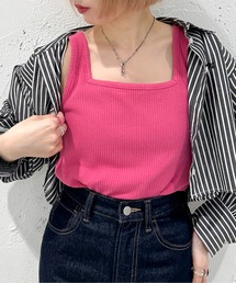 2WAYリブタンクトップ【ZOZOTOWN限定アイテム】