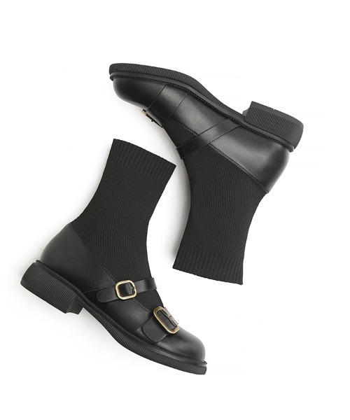 SAISON DE PAPILLON(セゾンドパピヨン)の「リブニット素材パンプス(パンプス・レディース・ブラック・22.5/23/23.5/24)」の13枚目の写真