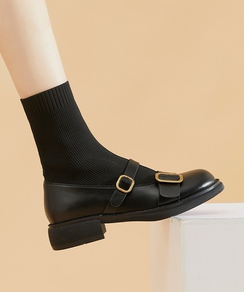 SAISON DE PAPILLON(セゾンドパピヨン)の「リブニット素材パンプス(パンプス・レディース・ブラック・22.5/23/23.5/24)」の12枚目の写真