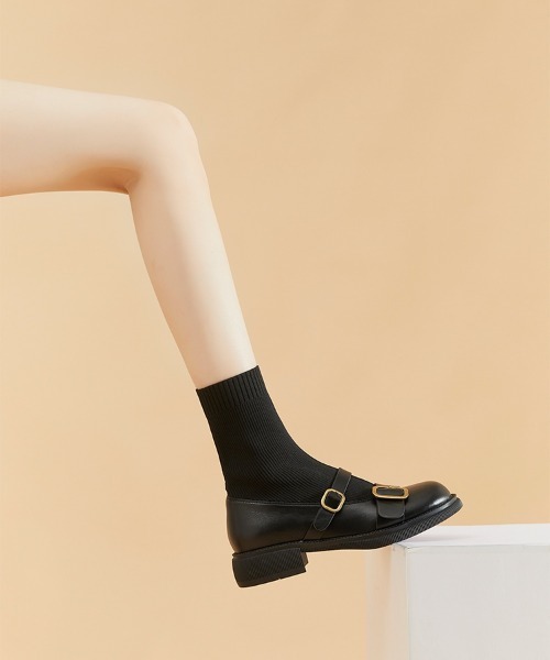 SAISON DE PAPILLON(セゾンドパピヨン)の「リブニット素材パンプス(パンプス・レディース・ブラック・22.5/23/23.5/24)」の8枚目の写真