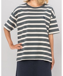 日本製【U.S.POLO ASSN.】ユーエスポロ アッスン リサイクルコットンボーダーTシャツ PLL23208BD