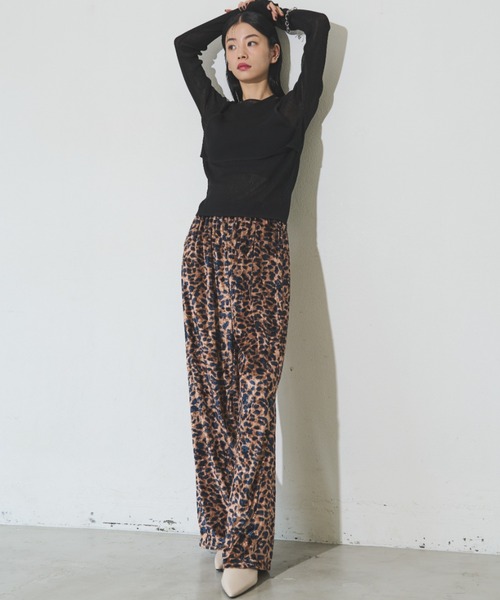 Solace(ソレイス)の「レオパードイージーパンツ(その他パンツ・レディース・ブラウン・MEDIUM)」の18枚目の写真