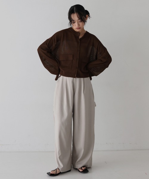 セール】カーゴポケット カーディガン（カーディガン/ボレロ