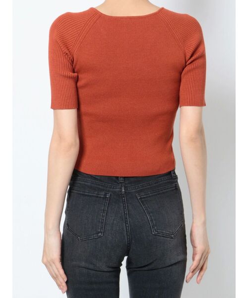 RESEXXY（リゼクシー）の「バストポイントニットトップス（ニット/セーター・レディース・ブラック/オレンジ/ベージュ・FREE）」の17枚目の写真