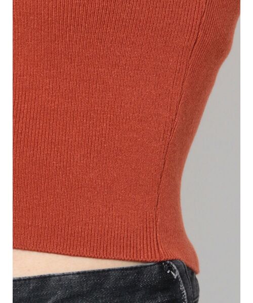RESEXXY（リゼクシー）の「バストポイントニットトップス（ニット/セーター・レディース・ブラック/オレンジ/ベージュ・FREE）」の20枚目の写真