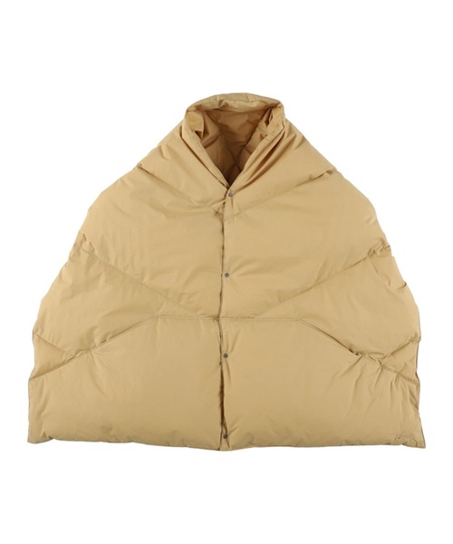 NANGA(ナンガ)の「DOWN PONCHO MUFFLER(WOMEN)/ダウンポンチョマフラー(ウィメンズ)(マフラー・メンズ・アイボリー/モカ/ブラック/カーキ/ベージュ系・FREE)」の4枚目の写真