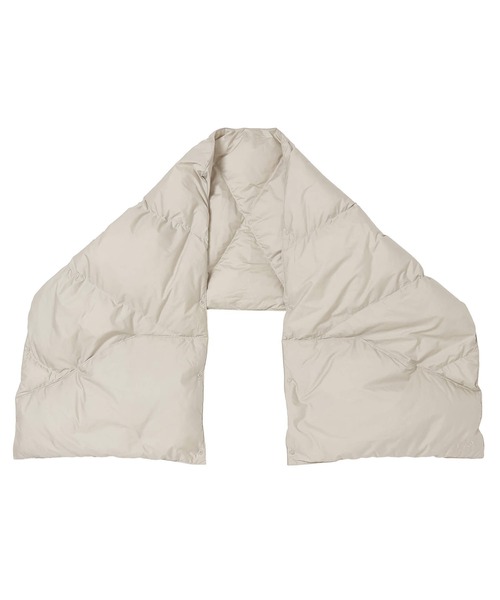 NANGA(ナンガ)の「DOWN PONCHO MUFFLER(WOMEN)/ダウンポンチョマフラー(ウィメンズ)(マフラー・メンズ・アイボリー/モカ/ブラック/カーキ/ベージュ系・FREE)」の14枚目の写真