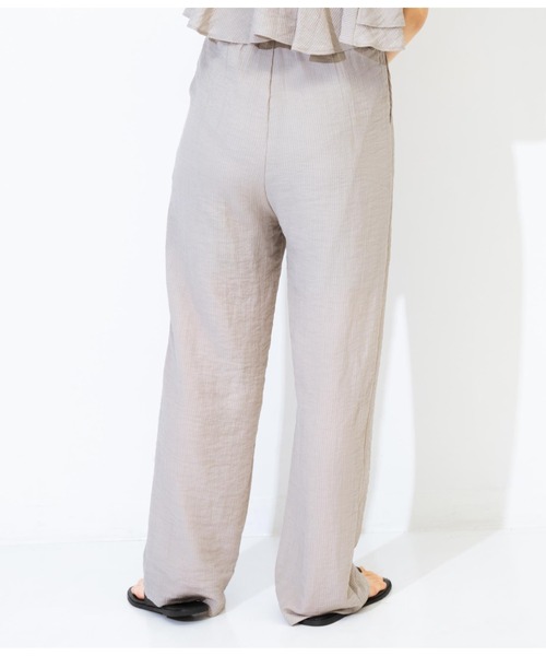 ANAP（アナップ）の「ダブルフリルプリーツセットアップ（つなぎ/オールインワン・レディース・ブラック/ブルー/ライトグレー・FREE）」の19枚目の写真