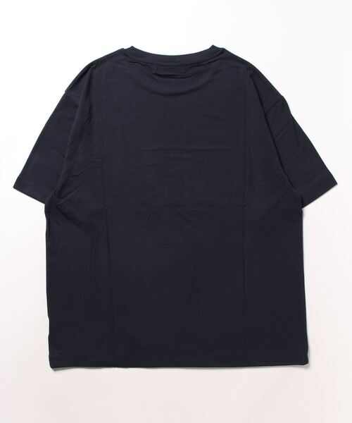 gelato pique（ジェラートピケ）の「【HOMME】 エッグアンドソルジャーズレーヨンロゴTシャツ（ルームウェア/パジャマ・メンズ・オフホワイト/ネイビー・MEDIUM/LARGE）」の17枚目の写真