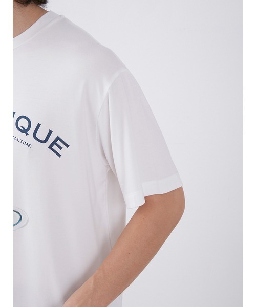 gelato pique（ジェラートピケ）の「【HOMME】 エッグアンドソルジャーズレーヨンロゴTシャツ（ルームウェア/パジャマ・メンズ・オフホワイト/ネイビー・MEDIUM/LARGE）」の13枚目の写真
