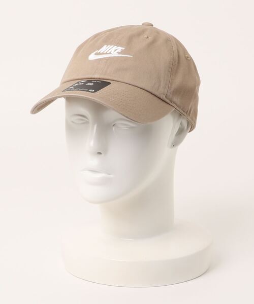 NIKE（ナイキ）の「【NIKE】CLUB CAP UNSTRUCT（キャップ・レディース・ベージュ・FREE）」の6枚目の写真