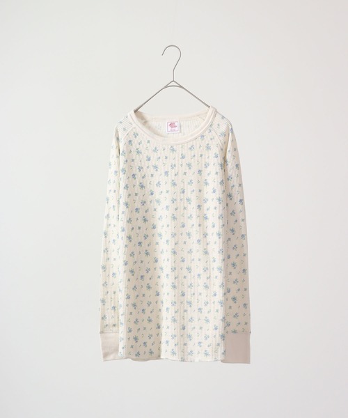 JEMORGAN(ジェーイーモーガン)の「JEMORGAN ワッフル花柄ラグランロンT(パック入り)(Tシャツ/カットソー・レディース・ピンク/サックスブルー/ラベンダー/ストライプ/パープル/ベージュ系その他/ブラック・F)」の13枚目の写真