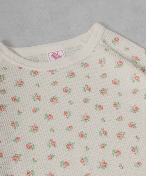 JEMORGAN(ジェーイーモーガン)の「JEMORGAN ワッフル花柄ラグランロンT(パック入り)(Tシャツ/カットソー・レディース・ピンク/サックスブルー/ラベンダー/ストライプ/パープル/ベージュ系その他/ブラック・F)」の16枚目の写真
