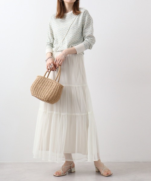 JEMORGAN（ジェーイーモーガン）の「JEMORGAN ワッフル花柄ラグランロンＴ（パック入り）（Tシャツ/カットソー・レディース・ピンク/サックスブルー/ラベンダー/ストライプ/パープル/ベージュ系その他・F）」の15枚目の写真