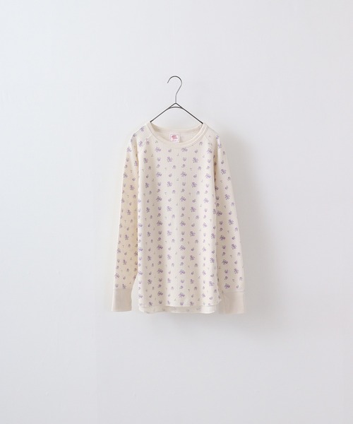 JEMORGAN（ジェーイーモーガン）の「JEMORGAN ワッフル花柄ラグランロンＴ（パック入り）（Tシャツ/カットソー・レディース・ピンク/サックスブルー/ラベンダー/ストライプ/パープル/ベージュ系その他・F）」の16枚目の写真