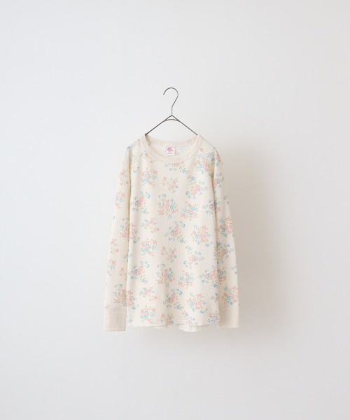 JEMORGAN（ジェーイーモーガン）の「JEMORGAN ワッフル花柄ラグランロンＴ（パック入り）（Tシャツ/カットソー・レディース・ピンク/サックスブルー/ラベンダー/ストライプ/パープル/ベージュ系その他・F）」の18枚目の写真