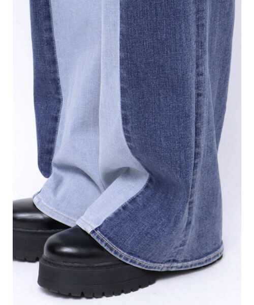 EVRIS（エヴリス）の「【10周年記念】ワークデザインデニムサロペット（サロペット/オーバーオール・レディース・ブルー・FREE）」の19枚目の写真