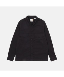 メンズ ツイル オーバーシャツ