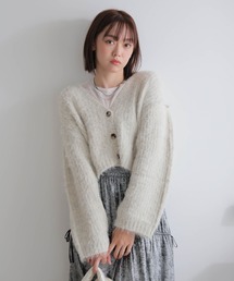 LADYMADE（レディメイド）の「2WAYスリーブフェザーニットカーデ（カーディガン/ボレロ）」
