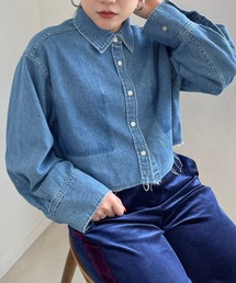 LOWRYS FARM | ワイドショートシャツＬＳ　968596(シャツ/ブラウス)