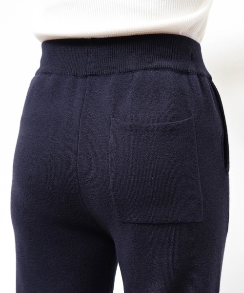 ネイビーM 新品定価14300円　アンパスィ　レディース　ジョガーパンツ　訳あり セール】総針ニットジョガーパンツ（その他パンツ）｜evernavy（エバー