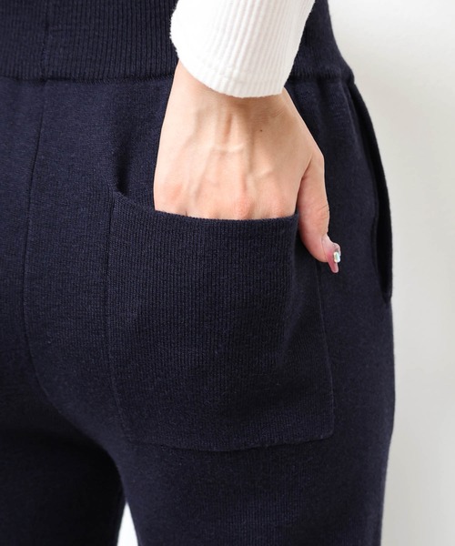 evernavy(エバーネイビー)の「総針ニットジョガーパンツ(その他パンツ・レディース・ブラック/ネイビー・M/L)」の17枚目の写真