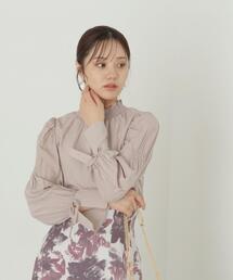 PROPORTION BODY DRESSING | シャーリングスリーブブラウス / 1213210906(シャツ/ブラウス)