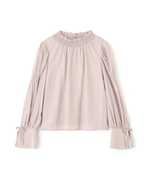 PROPORTION BODY DRESSING（プロポーションボディドレッシング）の「シャーリングスリーブブラウス / 1213210906（シャツ/ブラウス・レディース・ピンク/グレー/ホワイト・SMALL/MEDIUM）」の4枚目の写真