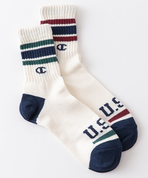 Champion（チャンピオン）の「【CHAMPION/チャンピオン】Wアメカジ　2P　ロークルーソックス　CWSBY102/CWSBY103/CWSBY104　靴下　2足組　ノンパイル（ソックス/靴下・レディース・その他2/その他/その他1・SMALL）」の3枚目の写真