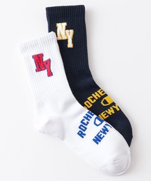 【CHAMPION/チャンピオン】Wアメカジ 2P ロークルーソックス CWSBY102/CWSBY103/CWSBY104 靴下 2足組 ノンパイル