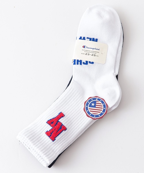 Champion（チャンピオン）の「【CHAMPION/チャンピオン】Wアメカジ　2P　ロークルーソックス　CWSBY102/CWSBY103/CWSBY104　靴下　2足組　ノンパイル（ソックス/靴下・レディース・その他2/その他/その他1・SMALL）」の9枚目の写真