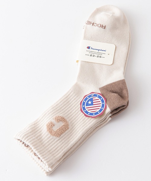 Champion（チャンピオン）の「【CHAMPION/チャンピオン】Wアメカジ　2P　ロークルーソックス　CWSBY102/CWSBY103/CWSBY104　靴下　2足組　ノンパイル（ソックス/靴下・レディース・その他2/その他/その他1・SMALL）」の5枚目の写真