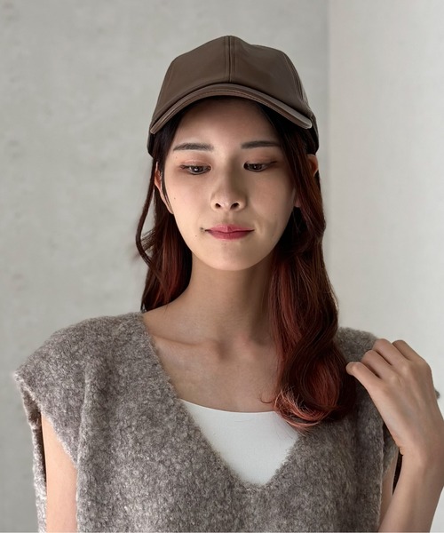 セール】ECOレザーキャップ（キャップ）｜Per sist ence