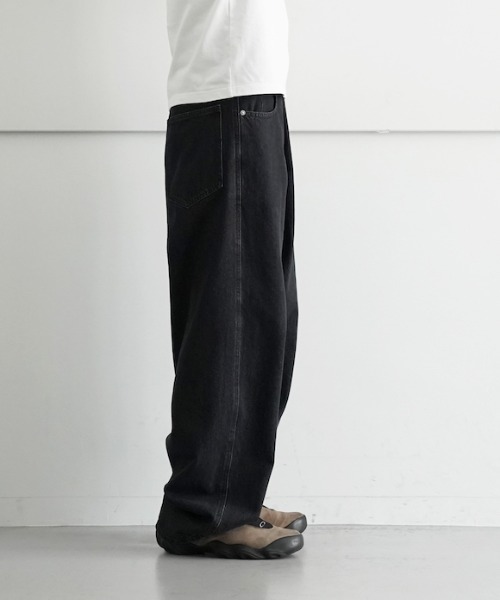 LUUDAN（ルーダン）の「LUUDAN PLEATED FRONT JEANS（デニムパンツ