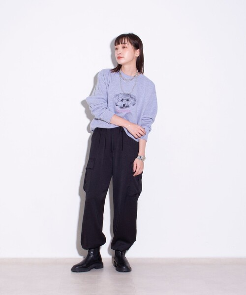 GLOSTER（グロスター）の「【GLOSTER/グロスター】DOG&CAT 犬猫プリント クルーネックスウェット（スウェット・メンズ・グレー系その他2/グレー系その他3/グレー系その他4/ホワイト系その他2/ホワイト系その他/その他/グレー系その他・S/M/L）」の15枚目の写真