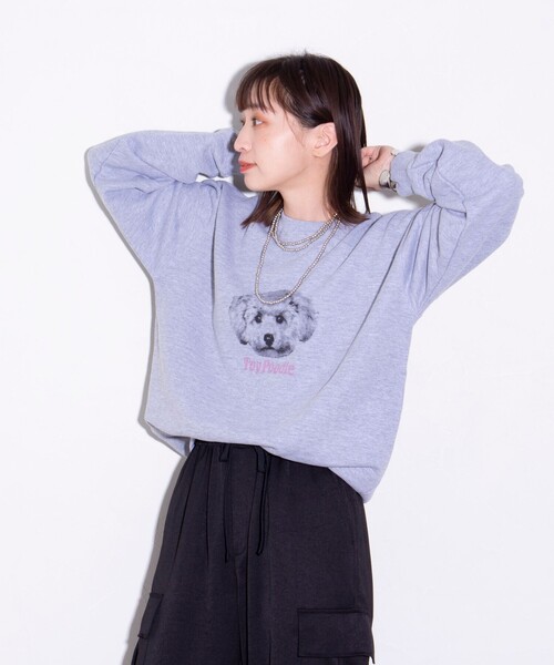 GLOSTER（グロスター）の「【GLOSTER/グロスター】DOG&CAT 犬猫プリント クルーネックスウェット（スウェット・メンズ・グレー系その他2/グレー系その他3/グレー系その他4/ホワイト系その他2/ホワイト系その他/その他/グレー系その他・S/M/L）」の12枚目の写真