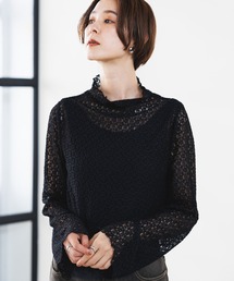 LEPSIM | レースハイネックインナー 908525(Tシャツ/カットソー)