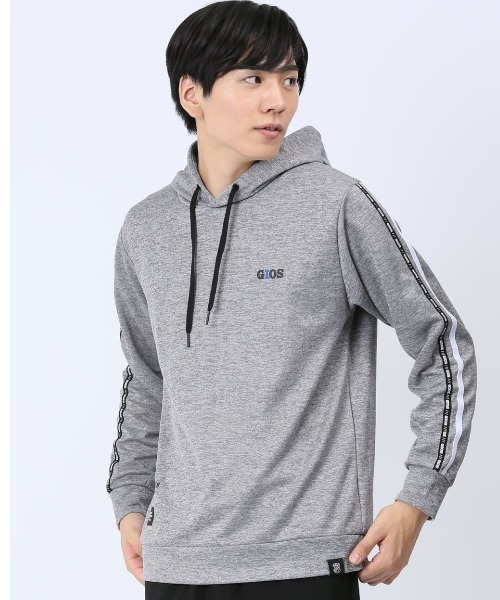 semantic design（セマンティックデザイン）の「【WEB限定販売】ジオス/GIOS カチオンスムース フーディー（パーカー・メンズ・ブラック/ホワイト/ライトグレー・LARGE/MEDIUM/X-LARGE）」の3枚目の写真