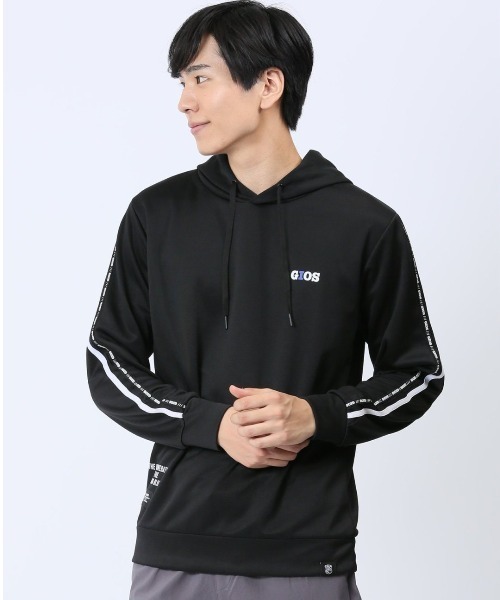 semantic design（セマンティックデザイン）の「【WEB限定販売】ジオス/GIOS カチオンスムース フーディー（パーカー・メンズ・ブラック/ホワイト/ライトグレー・LARGE/MEDIUM/X-LARGE）」の2枚目の写真