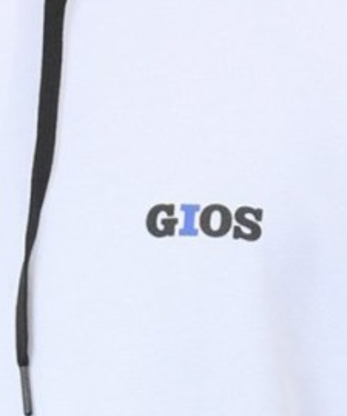 semantic design（セマンティックデザイン）の「【WEB限定販売】ジオス/GIOS カチオンスムース フーディー（パーカー・メンズ・ブラック/ホワイト/ライトグレー・LARGE/MEDIUM/X-LARGE）」の4枚目の写真