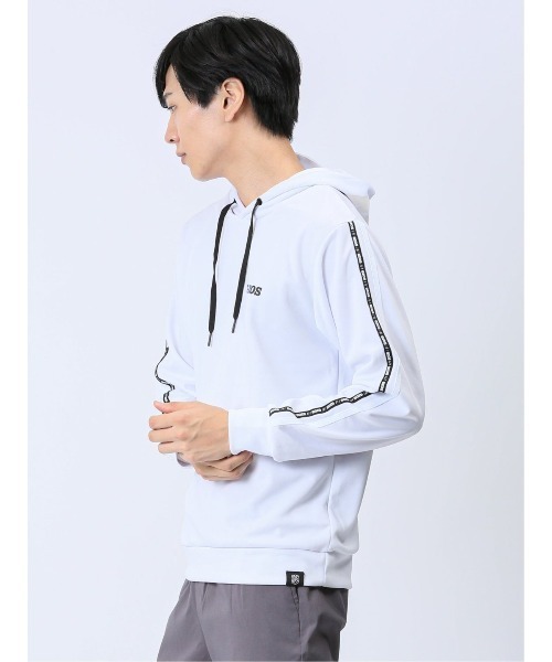 semantic design（セマンティックデザイン）の「【WEB限定販売】ジオス/GIOS カチオンスムース フーディー（パーカー・メンズ・ブラック/ホワイト/ライトグレー・LARGE/MEDIUM/X-LARGE）」の12枚目の写真