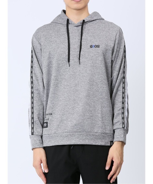 semantic design（セマンティックデザイン）の「【WEB限定販売】ジオス/GIOS カチオンスムース フーディー（パーカー・メンズ・ブラック/ホワイト/ライトグレー・LARGE/MEDIUM/X-LARGE）」の16枚目の写真